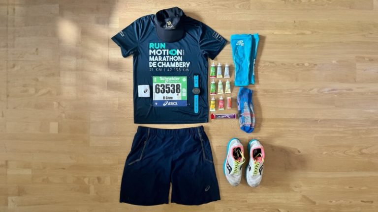 equipamiento para correr el maratón