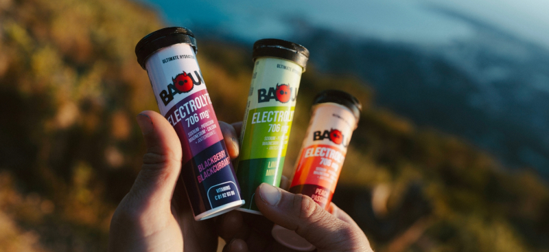 Electrolitos Baouw para running y trail running, mejor hidratación y rendimiento en entrenamientos y carreras.